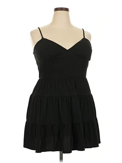 Pre-owned No Boundaries Sleeveless Top Black Sweetheart Neckline Tops