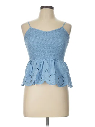 Pre-owned No Boundaries Sleeveless Top Blue Sweetheart Neckline Tops