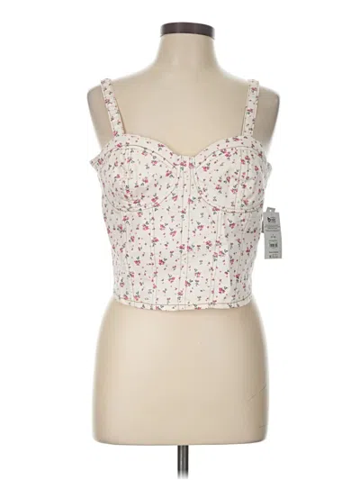 Pre-owned No Boundaries Sleeveless Top Pink Sweetheart Neckline Tops