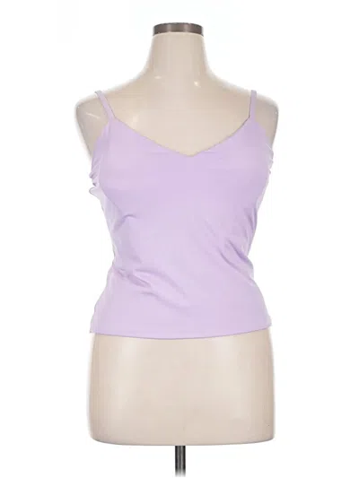 Pre-owned No Boundaries Sleeveless Top Purple Sweetheart Neckline Tops
