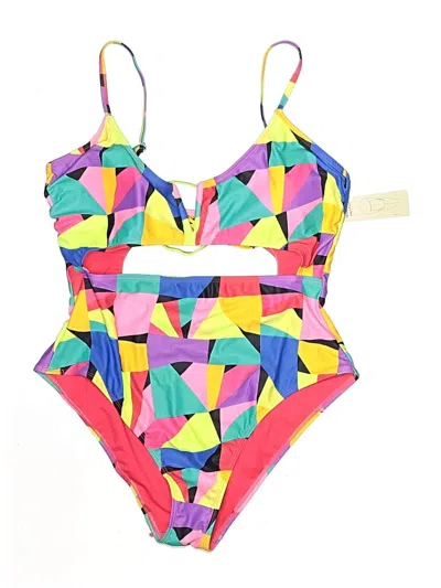 Pre-owned No Boundaries Sleeveless Top Yellow Halter Neckline Tops