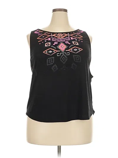 Pre-owned No Boundaries Sleeveless T-shirt In Black