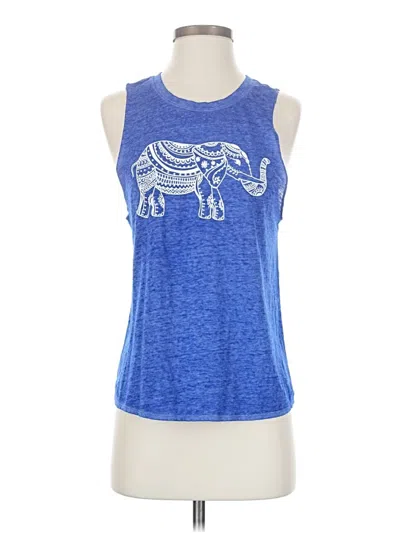 Pre-owned No Boundaries Sleeveless T-shirt In Blue