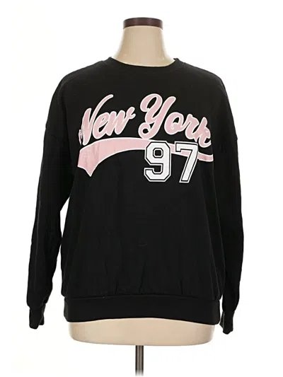 Pre-owned No Boundaries Sweatshirt In Black