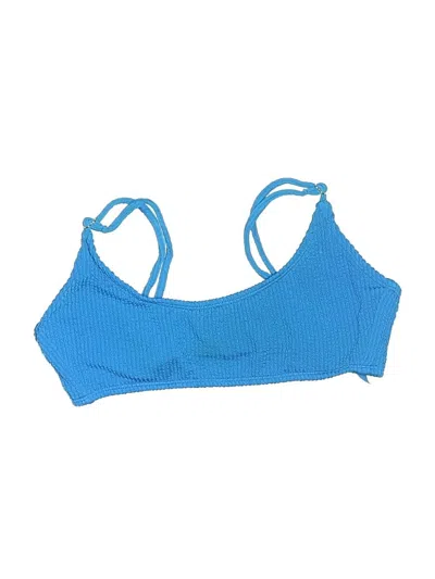 Pre-owned No Boundaries Swimsuit Top Blue Swimwear