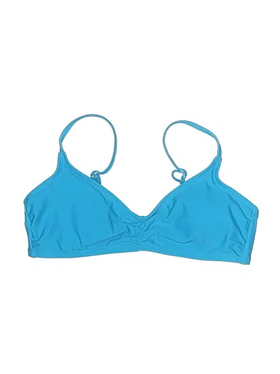 Pre-owned No Boundaries Swimsuit Top Blue Swimwear