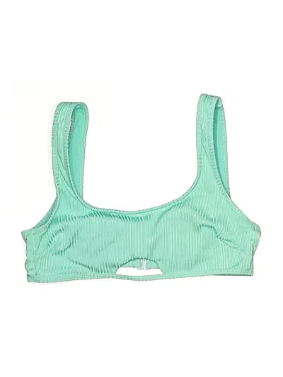 Pre-owned No Boundaries Swimsuit Top Green Swimwear