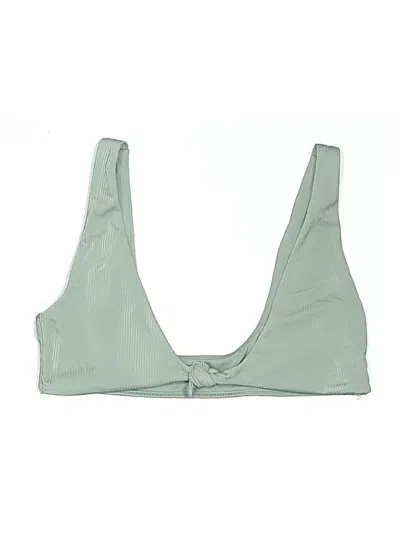 Pre-owned No Boundaries Swimsuit Top Green Swimwear