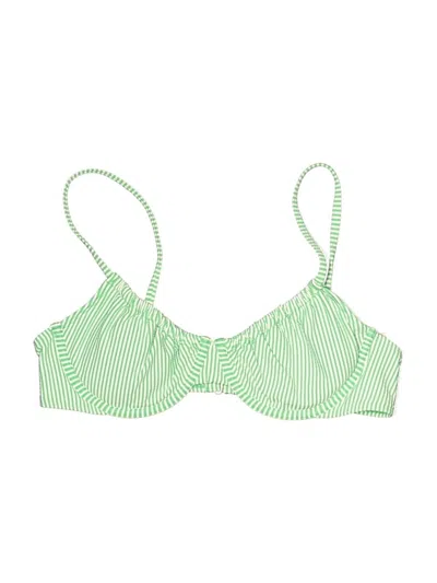 Pre-owned No Boundaries Swimsuit Top Green Swimwear