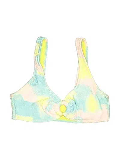 Pre-owned No Boundaries Swimsuit Top Green Swimwear