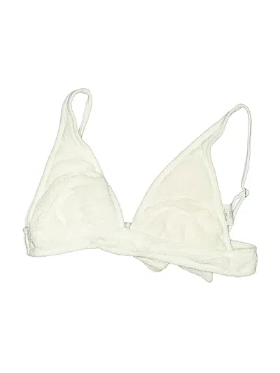 Pre-owned No Boundaries Swimsuit Top Ivory Swimwear