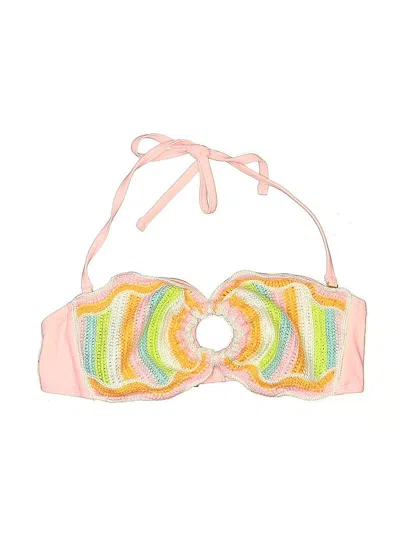 Pre-owned No Boundaries Swimsuit Top Pink Swimwear