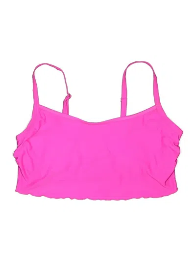 Pre-owned No Boundaries Swimsuit Top Pink Swimwear