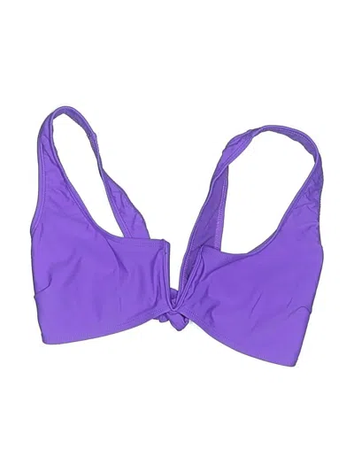 Pre-owned No Boundaries Swimsuit Top Purple Swimwear