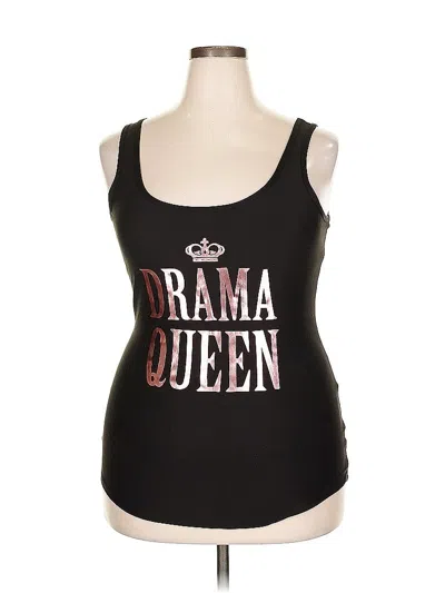 Pre-owned No Boundaries Tank Top Black Strapless Neckline Tops