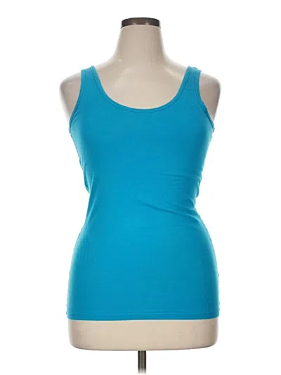 Pre-owned No Boundaries Tank Top Blue Strapless Neckline Tops