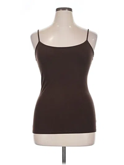 Pre-owned No Boundaries Tank Top Brown Strapless Neckline Tops