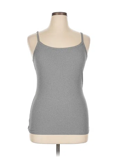 Pre-owned No Boundaries Tank Top Gray Halter Neckline Tops