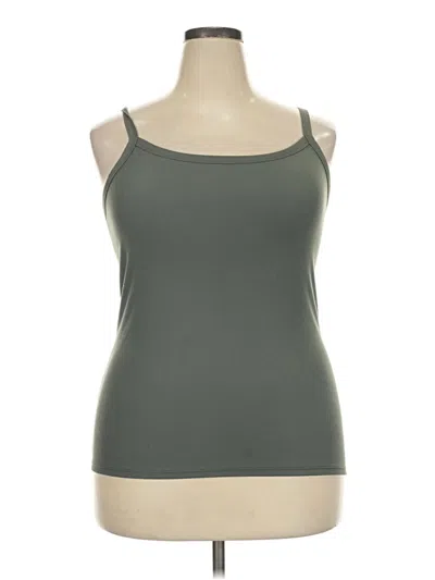 Pre-owned No Boundaries Tank Top Gray Strapless Neckline Tops