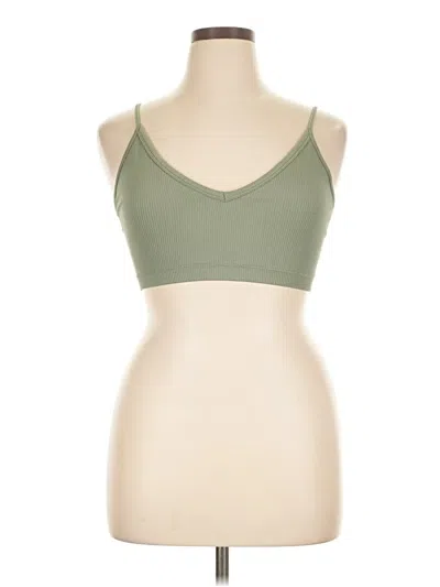 Pre-owned No Boundaries Tank Top Green Strapless Neckline Tops