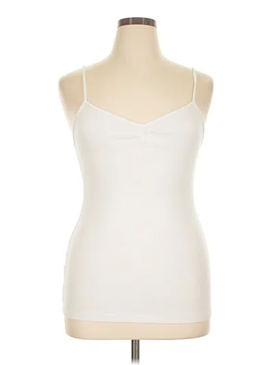 Pre-owned No Boundaries Tank Top Ivory Strapless Neckline Tops