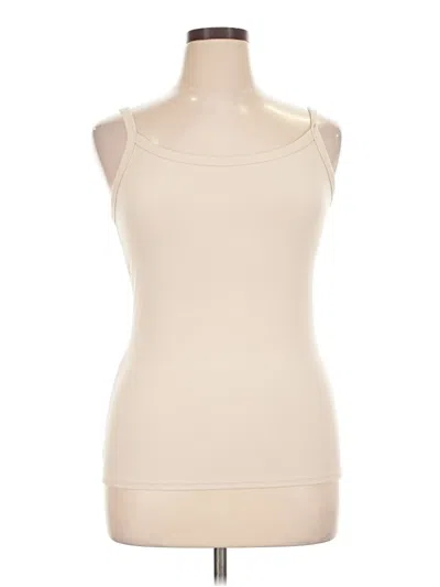 Pre-owned No Boundaries Tank Top Ivory Strapless Neckline Tops
