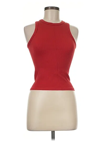 Pre-owned No Boundaries Tank Top Red Halter Neckline Tops