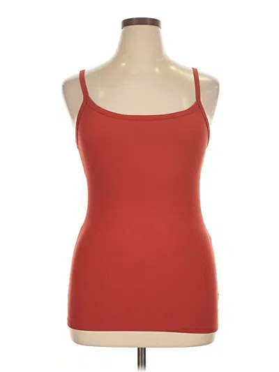 Pre-owned No Boundaries Tank Top Red Strapless Neckline Tops