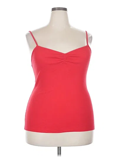 Pre-owned No Boundaries Tank Top Red Strapless Neckline Tops
