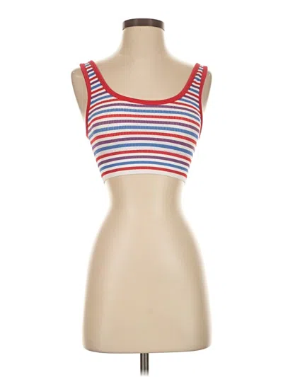 Pre-owned No Boundaries Tank Top Red Strapless Neckline Tops