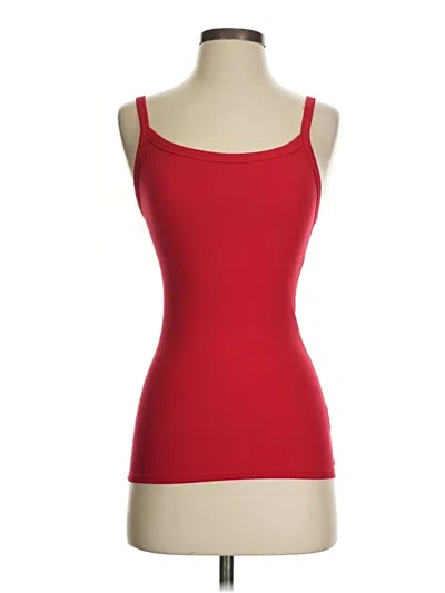 Pre-owned No Boundaries Tank Top Red Strapless Neckline Tops