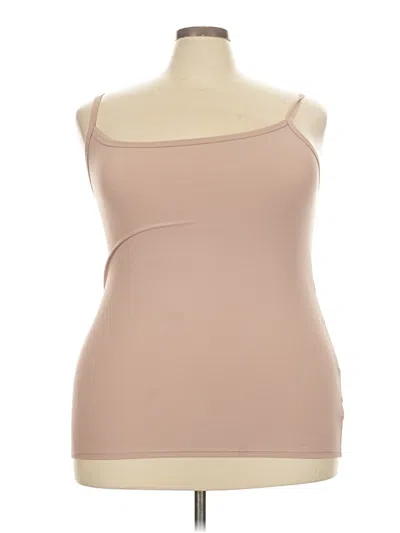 Pre-owned No Boundaries Tank Top Tan Strapless Neckline Tops