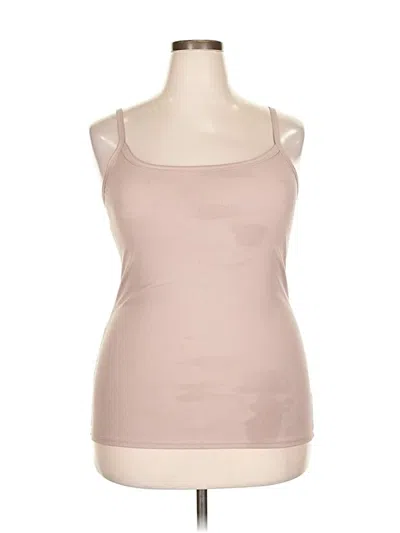 Pre-owned No Boundaries Tank Top Tan Strapless Neckline Tops In Brown