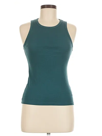 Pre-owned No Boundaries Tank Top Teal Halter Neckline Tops In Blue