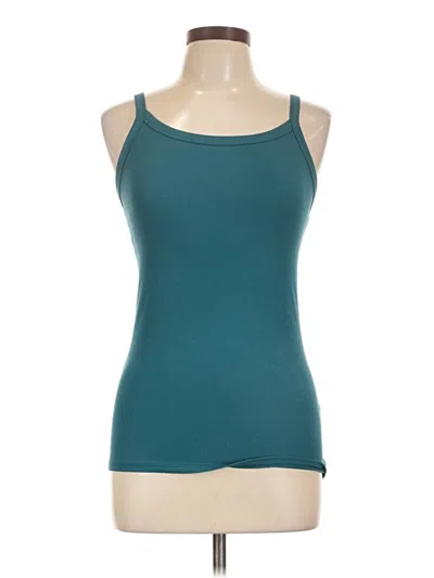 Pre-owned No Boundaries Tank Top Teal Strapless Neckline Tops In Blue
