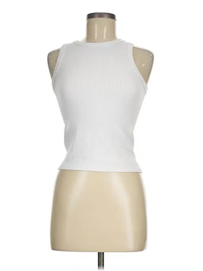 Pre-owned No Boundaries Tank Top White Halter Neckline Tops