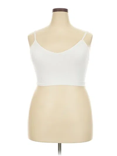 Pre-owned No Boundaries Tank Top White Strapless Neckline Tops
