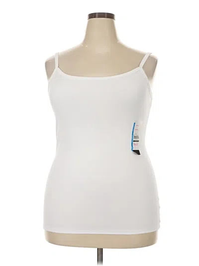 Pre-owned No Boundaries Tank Top White Strapless Neckline Tops