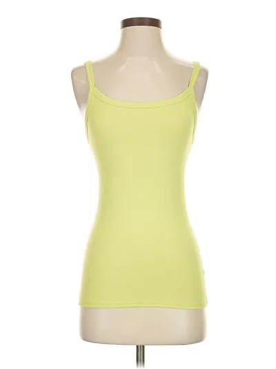 No Boundaries Tank Top Yellow Strapless Neckline Tops
