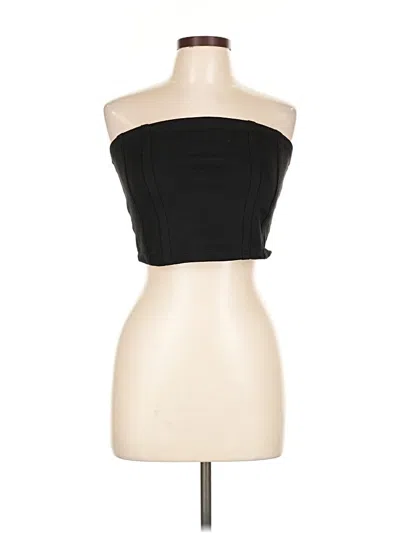 Pre-owned No Boundaries Tube Top Black Strapless Neckline Tops