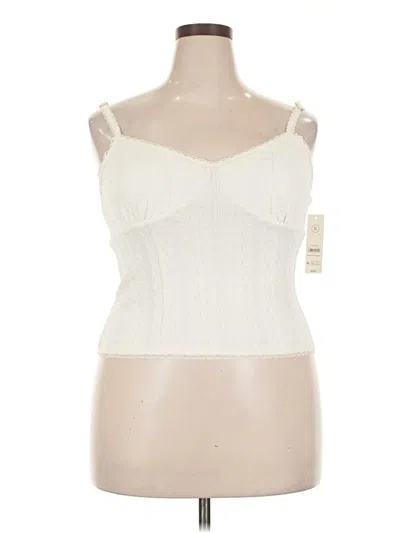 No Boundaries Tube Top Ivory Strapless Neckline Tops In White