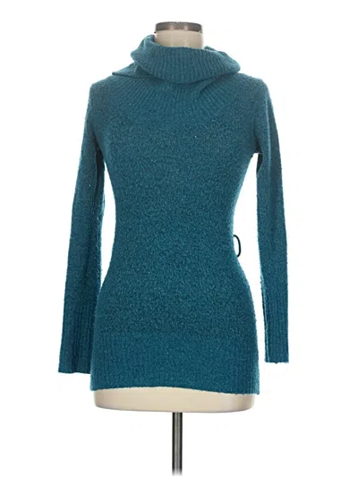 Pre-owned No Boundaries Turtleneck Sweater In Blue