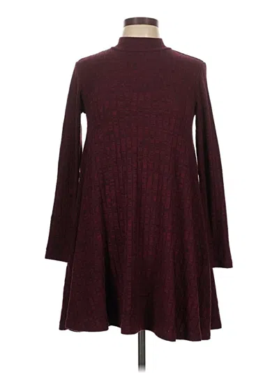 Pre-owned No Boundaries Turtleneck Sweater In Burgundy