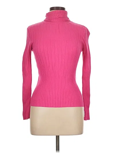 Pre-owned No Boundaries Turtleneck Sweater In Pink