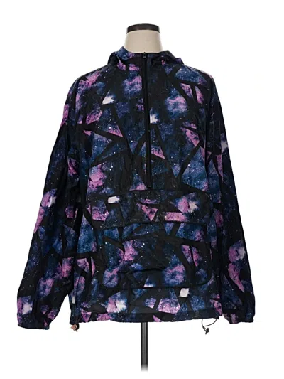 Pre-owned No Boundaries Windbreaker Jacket In Purple