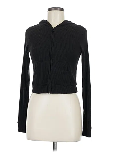 Pre-owned No Boundaries Zip Up Hoodie In Black