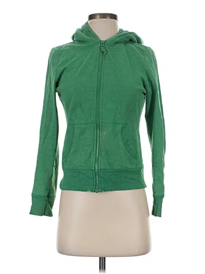 Pre-owned No Boundaries Zip Up Hoodie In Green