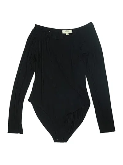 No Comment Bodysuit In Black