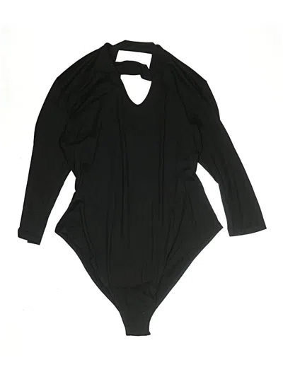 Pre-owned No Comment Bodysuit In Black