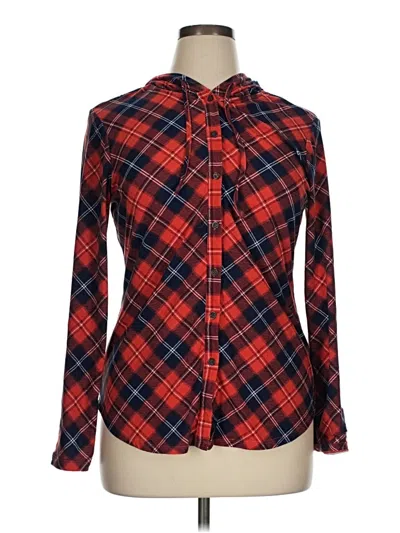 Pre-owned No Comment Cardigan Sweater In Red
